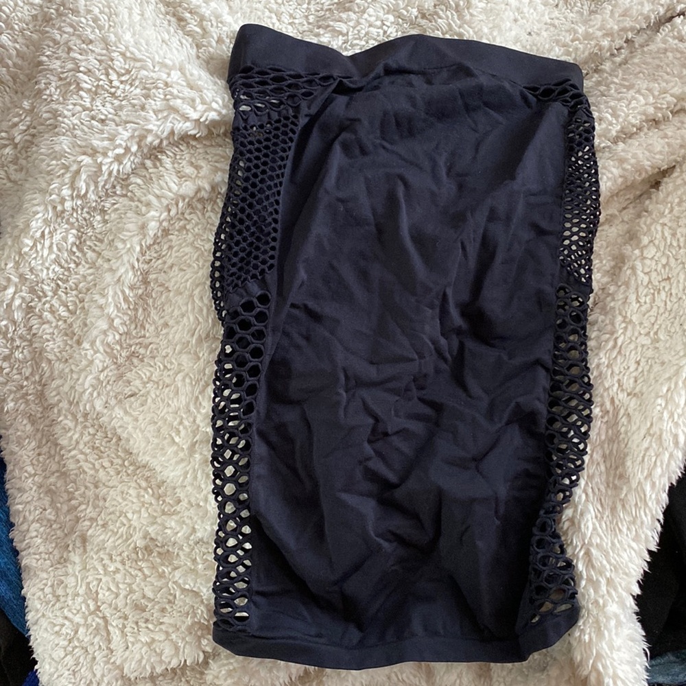 La senza mesh side fitted skirt